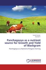 Panchagavya as a nutrient source for Growth and Yield of Blackgram