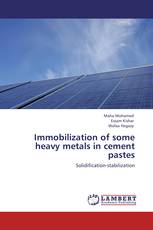 Immobilization of some heavy metals in cement pastes