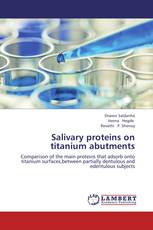 Salivary proteins on titanium abutments