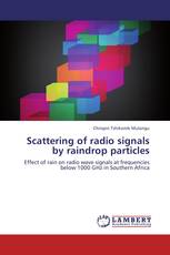 Scattering of radio signals by raindrop particles
