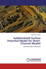 Subthreshold Surface Potential Model for Short-Channel Mosfet