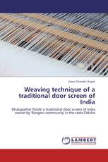 Weaving technique of a traditional door screen of India