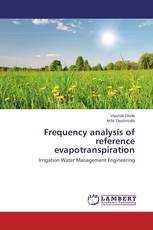 Frequency analysis of reference evapotranspiration