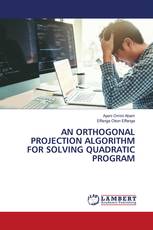 AN ORTHOGONAL PROJECTION ALGORITHM FOR SOLVING QUADRATIC PROGRAM