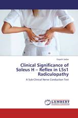 Clinical Significance of Soleus H – Reflex in L5s1 Radiculopathy
