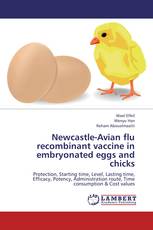 Newcastle-Avian flu recombinant vaccine in embryonated eggs and chicks