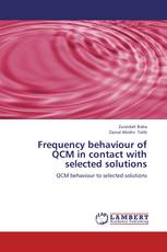 Frequency behaviour of QCM in contact with selected solutions