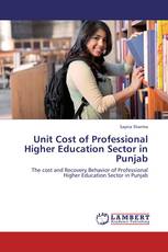 Unit Cost of Professional Higher Education Sector in Punjab