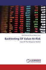 Backtesting Of Value-At-Risk