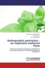 Andrographis paniculata - an important medicinal Plant