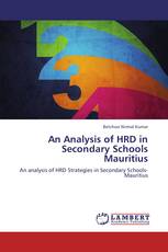 An Analysis of HRD in Secondary Schools Mauritius