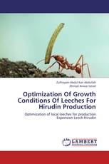 Optimization Of Growth Conditions Of Leeches For Hirudin Production