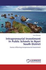 Intrapreneurial Investiment In Public Schools In Nyeri South District