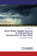 Rural Water Supply Sources in Selected Rural Communities of Oyo State