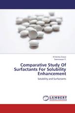 Comparative Study Of Surfactants For Solubility Enhancement