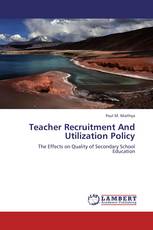 Teacher Recruitment And Utilization Policy
