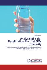 Analysis of Solar Desalination Plant at SRM University