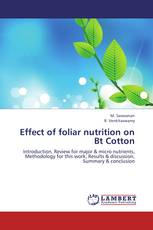 Effect of foliar nutrition on Bt Cotton