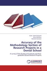 Accuracy of the Methodology Section of Research Projects in a Dental School