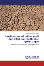 Amelioration of saline-alkali and alkali soils with blue green algae