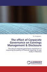 The effect of Corporate Governance on Earnings Management & Disclosure
