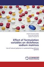 Effect of formulation variables on diclofenac sodium matrices