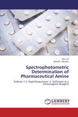 Spectrophotometric  Determination of Pharmaceutical Amine