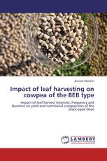 Impact of leaf harvesting on cowpea of the BEB type