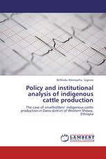 Policy and institutional analysis of indigenous cattle production