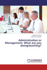 Administration or Management. What are you doing/teaching?
