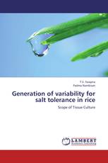 Generation of variability for salt tolerance in rice