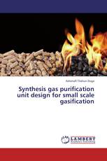 Synthesis gas purification unit design for small scale gasification