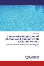 Cooperative interaction of photons and phonons with radiation centers