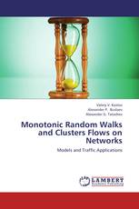 Monotonic Random Walks and Clusters Flows on Networks