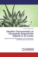Edaphic Characteristics at Ussangoda Serpentinite Deposit in Sri Lanka