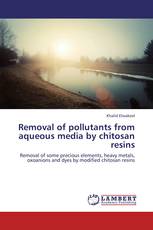 Removal of pollutants from aqueous media by chitosan resins