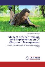 Student-Teacher Training And Implementation Of Classroom Management