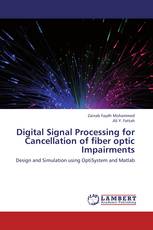 Digital Signal Processing for Cancellation of fiber optic Impairments