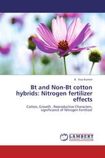 Bt and Non-Bt cotton hybrids: Nitrogen fertilizer effects