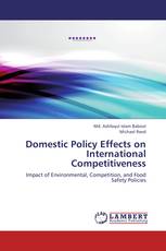Domestic Policy Effects on International Competitiveness