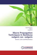 Macro Propagation Techniques In Bambusa vulgaris var. vulgaris
