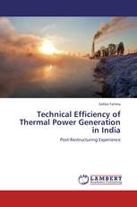 Technical Efficiency of Thermal Power Generation in India
