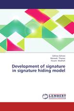 Development of signature in signature hiding model