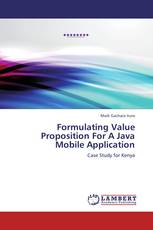 Formulating Value Proposition For A Java Mobile Application