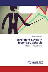 Enrolment Levels in Secondary Schools