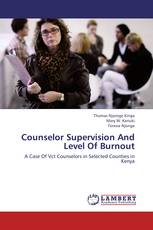 Counselor Supervision And Level Of Burnout