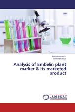 Analysis of Embelin plant marker & its marketed product