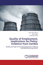 Quality of Employment, Implications for Policy: Evidence from Zambia