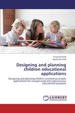Designing and planning children educational applications
