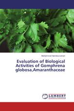 Evaluation of Biological Activities of Gomphrena globosa,Amaranthaceae